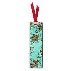 Chocolate Background Floral Pattern Small Book Marks