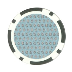 Texture Background Beige Grey Blue Poker Chip Card Guard (10 Pack) by Nexatart