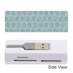 Texture Background Beige Grey Blue Memory Card Reader (stick)  by Nexatart