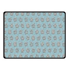 Texture Background Beige Grey Blue Double Sided Fleece Blanket (small)  by Nexatart