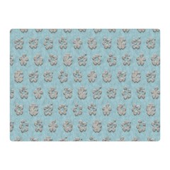 Texture Background Beige Grey Blue Double Sided Flano Blanket (mini)  by Nexatart