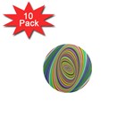 Ellipse Background Elliptical 1  Mini Magnet (10 pack)  Front