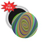 Ellipse Background Elliptical 2.25  Magnets (10 pack)  Front