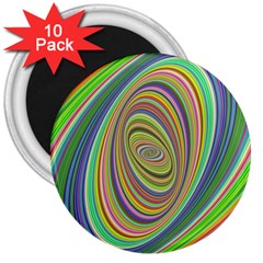 Ellipse Background Elliptical 3  Magnets (10 Pack)  by Nexatart