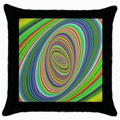 Ellipse Background Elliptical Throw Pillow Case (black) by Nexatart