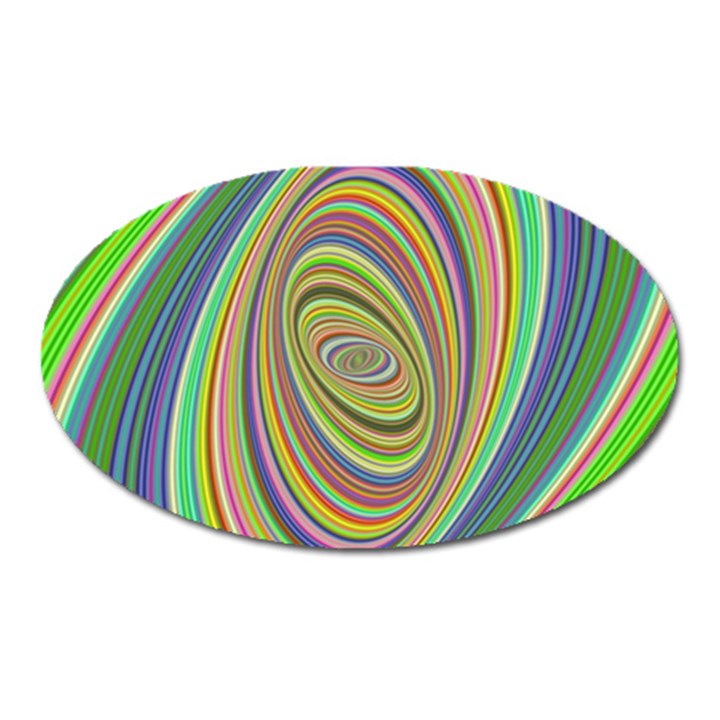 Ellipse Background Elliptical Oval Magnet