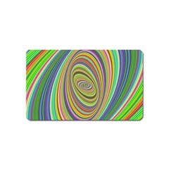 Ellipse Background Elliptical Magnet (name Card) by Nexatart