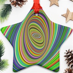 Ellipse Background Elliptical Star Ornament (two Sides) by Nexatart