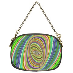 Ellipse Background Elliptical Chain Purses (two Sides)  by Nexatart