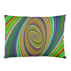 Ellipse Background Elliptical Pillow Case by Nexatart