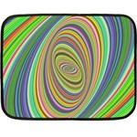 Ellipse Background Elliptical Double Sided Fleece Blanket (Mini)  35 x27  Blanket Front