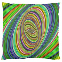 Ellipse Background Elliptical Large Cushion Case (one Side) by Nexatart