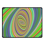 Ellipse Background Elliptical Double Sided Fleece Blanket (Small)  45 x34  Blanket Front