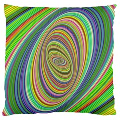 Ellipse Background Elliptical Large Flano Cushion Case (one Side) by Nexatart