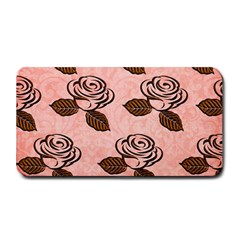 Chocolate Background Floral Pattern Medium Bar Mats by Nexatart