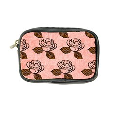 Chocolate Background Floral Pattern Coin Purse by Nexatart