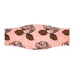 Chocolate Background Floral Pattern Stretchable Headband by Nexatart