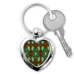 Art Design Template Decoration Key Chains (Heart)  Front