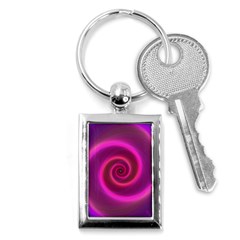 Pink Background Neon Neon Light Key Chains (rectangle)  by Nexatart