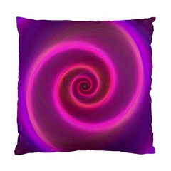 Pink Background Neon Neon Light Standard Cushion Case (one Side) by Nexatart