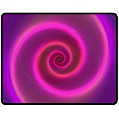 Pink Background Neon Neon Light Fleece Blanket (medium)  by Nexatart