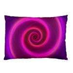 Pink Background Neon Neon Light Pillow Case (Two Sides) Front