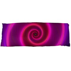 Pink Background Neon Neon Light Body Pillow Case (dakimakura) by Nexatart