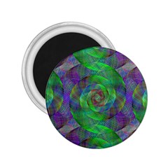 Fractal Spiral Swirl Pattern 2 25  Magnets by Nexatart