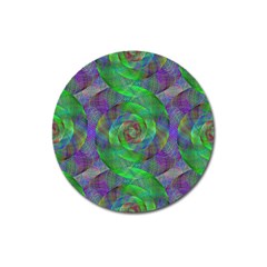 Fractal Spiral Swirl Pattern Magnet 3  (round) by Nexatart