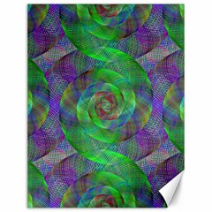 Fractal Spiral Swirl Pattern Canvas 12  X 16   by Nexatart