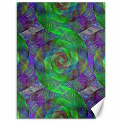 Fractal Spiral Swirl Pattern Canvas 36  X 48   by Nexatart