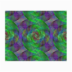 Fractal Spiral Swirl Pattern Small Glasses Cloth (2-side) by Nexatart