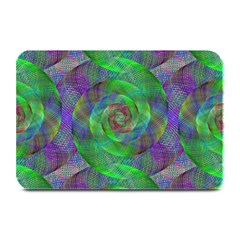 Fractal Spiral Swirl Pattern Plate Mats by Nexatart