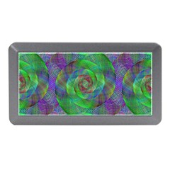 Fractal Spiral Swirl Pattern Memory Card Reader (mini) by Nexatart