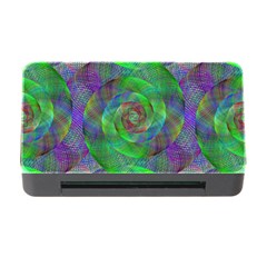 Fractal Spiral Swirl Pattern Memory Card Reader With Cf by Nexatart