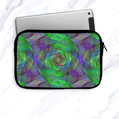 Fractal Spiral Swirl Pattern Apple Ipad Mini Zipper Cases by Nexatart