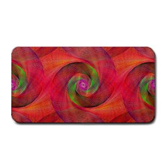 Red Spiral Swirl Pattern Seamless Medium Bar Mats by Nexatart