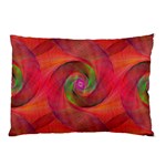 Red Spiral Swirl Pattern Seamless Pillow Case 26.62 x18.9  Pillow Case