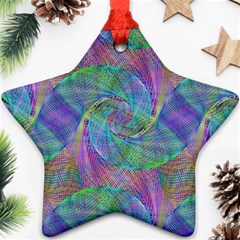 Spiral Pattern Swirl Pattern Ornament (star) by Nexatart