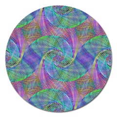 Spiral Pattern Swirl Pattern Magnet 5  (round) by Nexatart