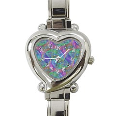 Spiral Pattern Swirl Pattern Heart Italian Charm Watch by Nexatart