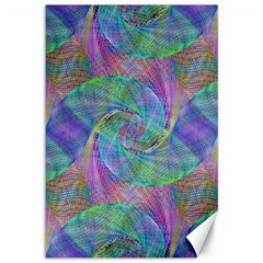 Spiral Pattern Swirl Pattern Canvas 12  X 18   by Nexatart