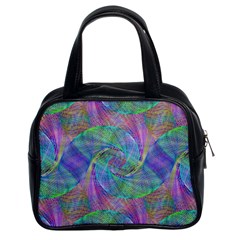 Spiral Pattern Swirl Pattern Classic Handbags (2 Sides) by Nexatart