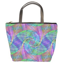 Spiral Pattern Swirl Pattern Bucket Bags by Nexatart