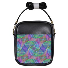 Spiral Pattern Swirl Pattern Girls Sling Bags by Nexatart