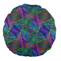 Spiral Pattern Swirl Pattern Large 18  Premium Round Cushions by Nexatart