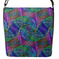 Spiral Pattern Swirl Pattern Flap Messenger Bag (s) by Nexatart