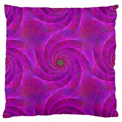 Pink Abstract Background Curl Standard Flano Cushion Case (two Sides) by Nexatart