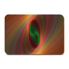 Ellipse Fractal Orange Background Plate Mats by Nexatart