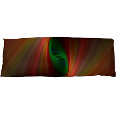 Ellipse Fractal Orange Background Body Pillow Case Dakimakura (two Sides) by Nexatart